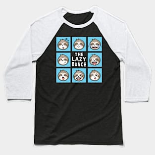 THE LAZY BUNCH Funny Sloths Baseball T-Shirt